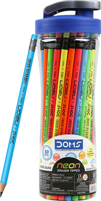 DOMS NEON R/T Sipper of Pencil(Set of 1, Multicolor)