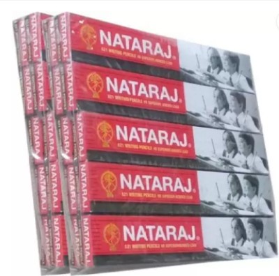 Ntraj Nataraj 621 HB Pencils Pencil(Set of 10, Red)