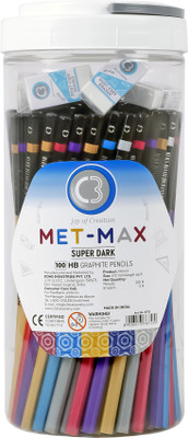 DOMS Met-Max Jar Of Pencil(Multicolor)
