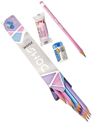 DOMS Zoom Ultimate Dark Triangle Pencils (Pack of 50 Pencils) Pencil(Black)
