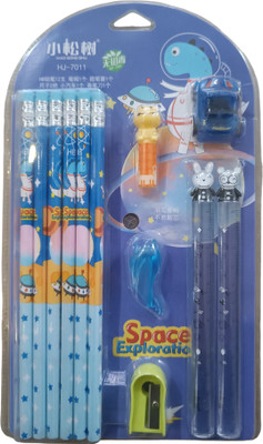 kesar trading space pencil set Pencil(Set of 4, Blue)