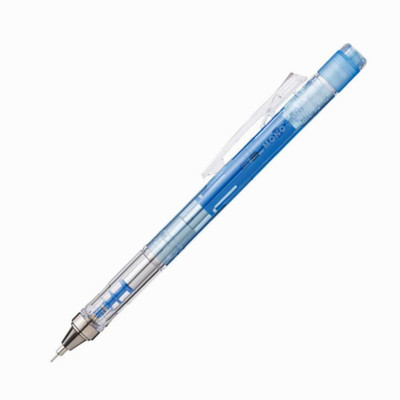TONBOW MechanicaI Pencil Mono Graph (0.5mm) Pencil(Set of 1, Clear Blue)