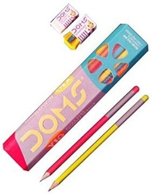 DOMS Y1-2 Pencil(Set of 5, Multicolor)