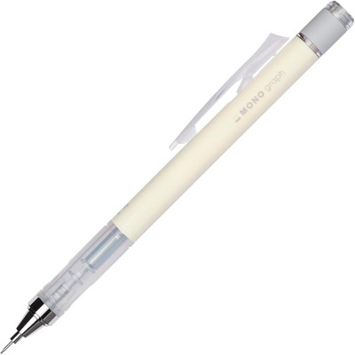 Tombow Mono Graph Mechanical Pencil, 0.7 mm Pencil(Set of 1, Cream Yellow)