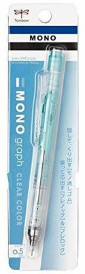 Tombow Mechanical Monograph Clear Mint Color 0.5mm Pencil(Clear Mint)