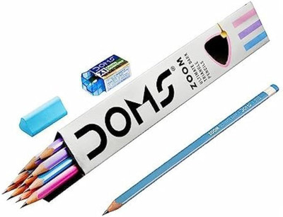 DOMS ZOOM Ultimate Dark Pencil(Set of 2, Multicolor)