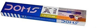 DOMS X1 X-TRA Super dark Pack of 60 Pencil(Multicolor)