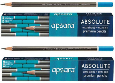 This APSARA Absolute Extra Strong Extra Dark 20 Pencil Pencil On Flipkart For Rs. 179 @ 40% off