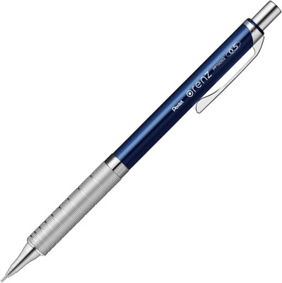 PENTEL 0.5mm Orenz Mechanical Pencil G2 Metal Grip Pencil(Set of 1, Navy Blue)