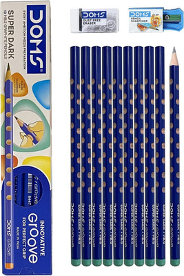 DOMSPENCIL Doms Pencil(Set of 8, Black)