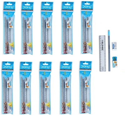 DOMS My First Pencil Kit – School Essentials Set Pencil Pack of 10 Pencil(Set of 10, Multicolor)