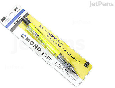 ArtStart Tombow Mono Graph Shaker Mechanical - 0.5 mm Pencil(Set of 1, Neon Yellow)