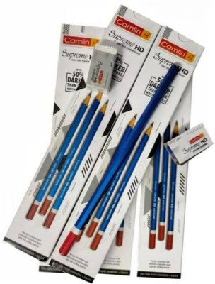 Camlin Supreme HD Pencil Kokayu Supreme HD Pencil (Pack of 5) Pencil(Set of 5, Multicolor)