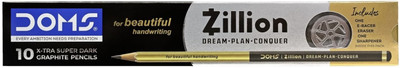 DOMS ZILLION Pencil(Set of 10, Multicolor)