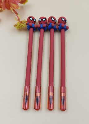 Paper Bear Spiderman Never Ending Inkless Pencils PC of 4 Pencil(Set of 4, Red)