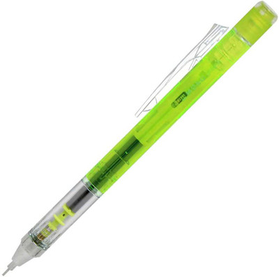 TONBOW MechanicaI Pencil Mono Graph (0.5mm) Pencil(Set of 1, Clear Lime)