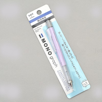 TONBOW Mechanical Pencil Monograph 0.3mm (DPA-137F) Pencil(Set of 1, LAVENDER)