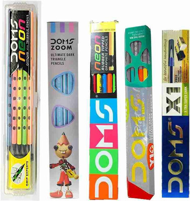 DOMS pencils Pencil(Set of 50, Black)