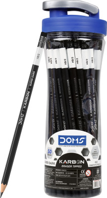 DOMS KARBON Sipper of Pencil(Set of 1, Black)