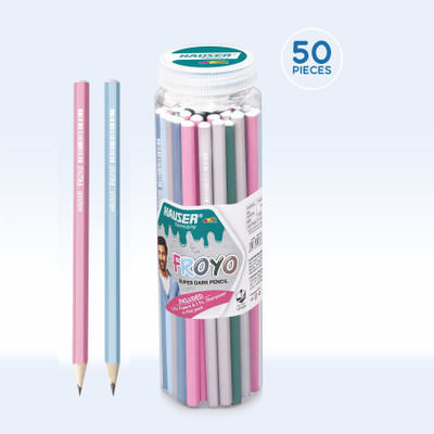 HAUSER Froyo Pencil Pack of 50 Pencil(Set of 50, Multicolor)