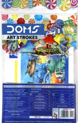 Maa vaishno collection Doms Art Strokes Kit Pencil(Set of 8, Blue)