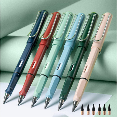 fixer Mechanical Replaceable Graphite Nib Triangular Grip Pencil Pencil Pencil(Set of 2, Black)