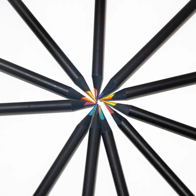 hbsenterprise 12 Rainbow Coloring Pencils - 7 in 1 Colored Pencil(Multicolor)