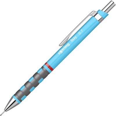 rotring Tikky Mechanical Pencil | 0.7mm | Triangular Ergonomic Grip | Blue Pen Pencil(Set of 1, Blue)