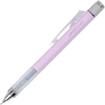 Tombow Mono Graph Mechanical Pencil, 0.7 mm, Pencil(Set of 1, Lavender)