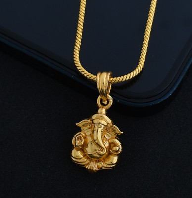 PYR JEWELS Gold-plated Brass Locket Set