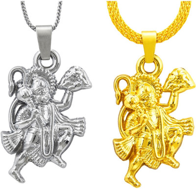 RICKY COLLECTION Trending Pendant locket & Stylish Locket Chain Gold-plated, Rhodium Alloy
