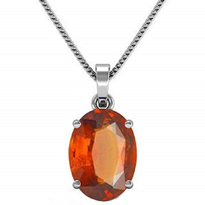 kirti sales 13.25 Ratti Ruby (Maanik/Manikya Stone Silver Pendant) AAA Quality Gemstone Gold-plated Ruby Brass Pendant