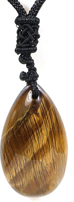 CRYSTU Tiger Eye Crystal Stone Drop Shape Pendant/Locket For Men & Women Crystal Crystal Pendant