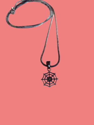 Real Art Jewelry RED-94 Rhodium Brass Pendant