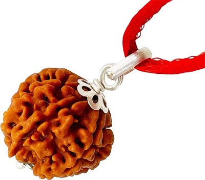 MAA MANSA DEVI Original 7 Mukhi Rudraksha with Lab Certificate Pack of 1 Wood Pendant