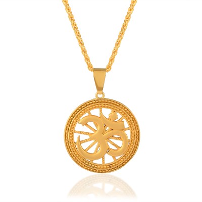 memoir Gold-plated Brass Pendant