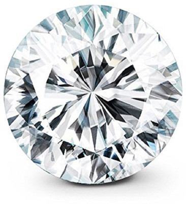 AG Jewels 6.25 Ratti White Diamond Color Cubic Zircon Round Shape For use of Ring, Zircon Stone Pendant