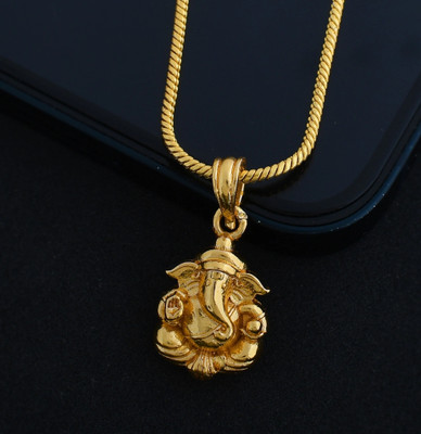 PYR JEWELS Gold-plated Brass Locket Set