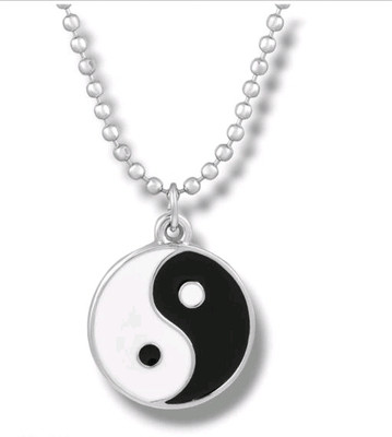 KRISHTY FASHION YIN-YUNG SYMBOL PENDANT Silver Stainless Steel Locket