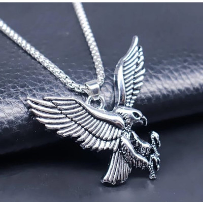 Animated F 45_JS bless-eagle Stone Pendant Set