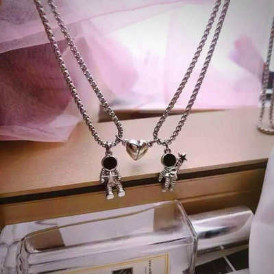m a enterprises Silver Stone Pendant Set