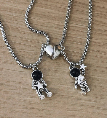 Animated F 272_JSE-MURLI-ASTRO_49 Rhodium Stone Pendant Set