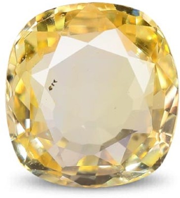 kirti sales 11.25 Ratti Yellow Sapphire Pukhraj Stone Original Certified Natural Gemstone Sapphire Stone