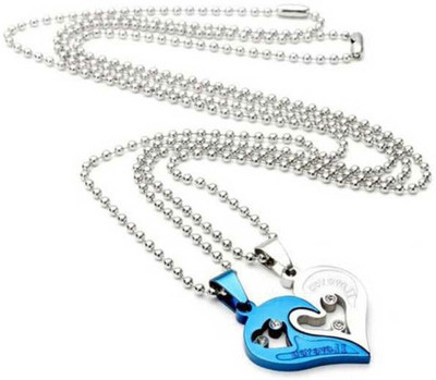 Animated F 475_new_JSE-NEELA PENDANT_397 Black Silver Stone Pendant Set