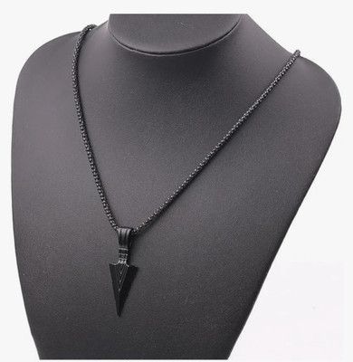 Maatrachaaya Stylish Titanium Plated Arrow Head Pendant Titanium Stainless Steel Pendant