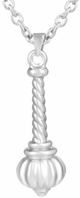 VIANSH Stainless Steel Hanuman Gada Silver Plated Pendant For Boys And Girls Alloy