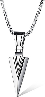 Teeragaj C 349_JSE-SLVR ARROWW Stone Pendant Set