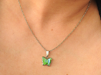 ABC Metamorphosis Pendant - Delicate Butterfly Jewelry Alloy