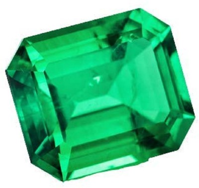 KUSHMIWAL GEMS KUSHMIWAL GEMS 7.25 Ratti 6.25 Carat Natural Emerald Stone(Natural Panna/Panna Emerald Stone