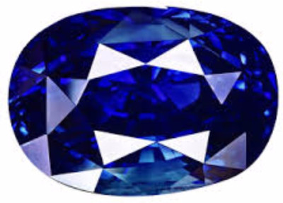 house of common AJ Retail Blue Sapphire / Neelam 8.25 Ratti Lab Certified Sapphire Stone Sapphire Stone